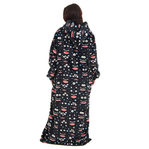 Snuggs Wearable Blanket Monk Black monster